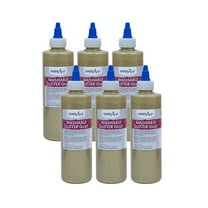 Handy Art�� Washable Glitter Glue, 8 oz., Gold, Pack of 6
