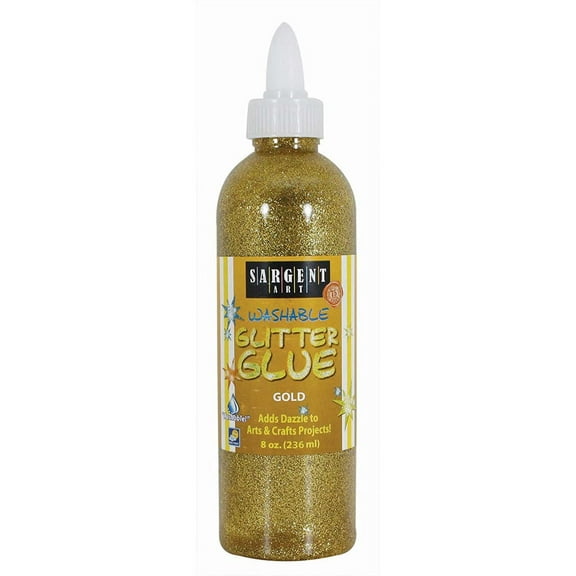 Handy Art Washable Glitter Glue Gold