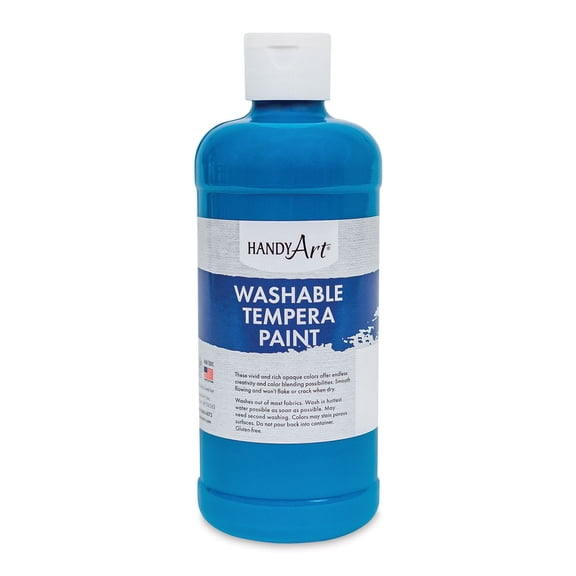 Handy Art Washable Paint - Turquoise, 16 oz
