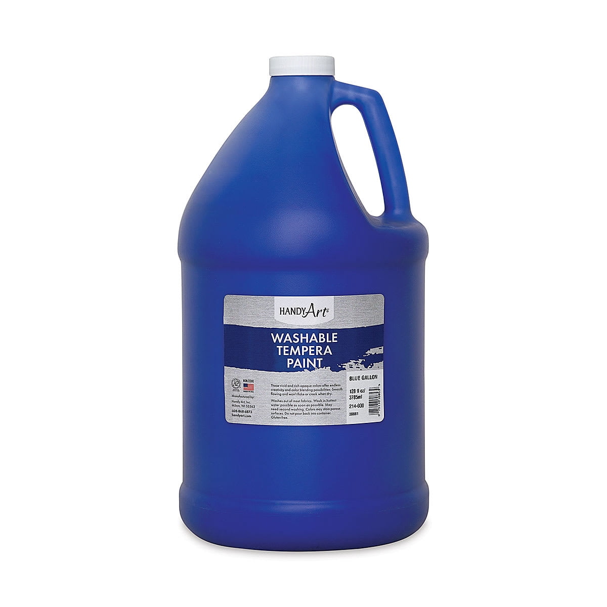 Handy Art Washable Paint - Blue, 128 oz