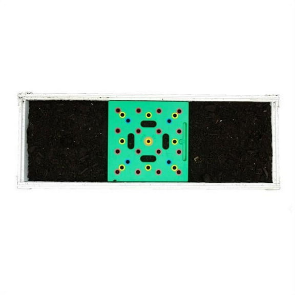 Handy Bed  1 x 3 ft. Vinyl Raised Garden Bed, White