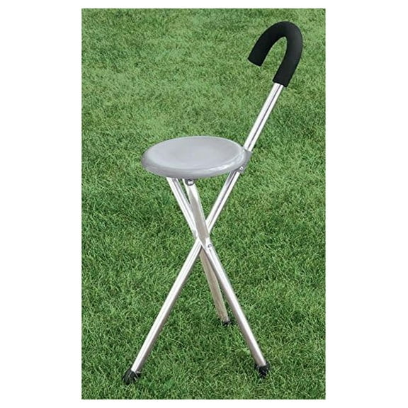 Handy Cane Seat XL Silver