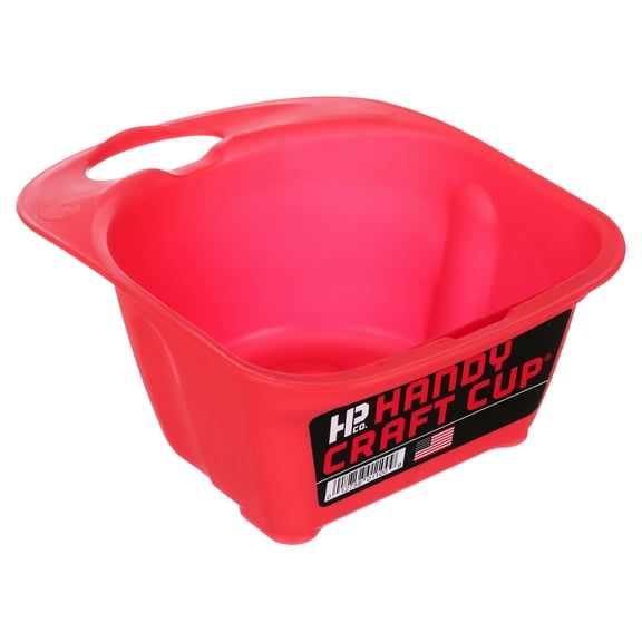 Handy Craft 1/2 Pt. Red Paint Cup 1100-CC