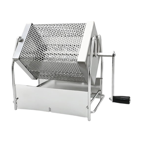 Handy Crank Coffee Roaster With Stainless Steel Drum For Even Heating