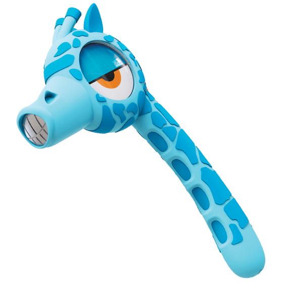Handy Famm Blue Giraffe Kids Metal Hammer with Nail Remover