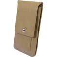 thumbnail image 1 of Handy Faux Leather Protective Vertical Wallet Carrying Case Pouch with Keychain Carabiner and Rear Belt Loop fits up to 6", 6.25" XL sized phones (or up to 6.5in x 4in), 1 of 5