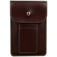 thumbnail image 1 of Handy Faux Leather Protective Vertical Wallet Carrying Case Purse bag with Shoulder Strap fits up to 6", 6.25" XL sized phones (or up to 7in x 4.25in), 1 of 4