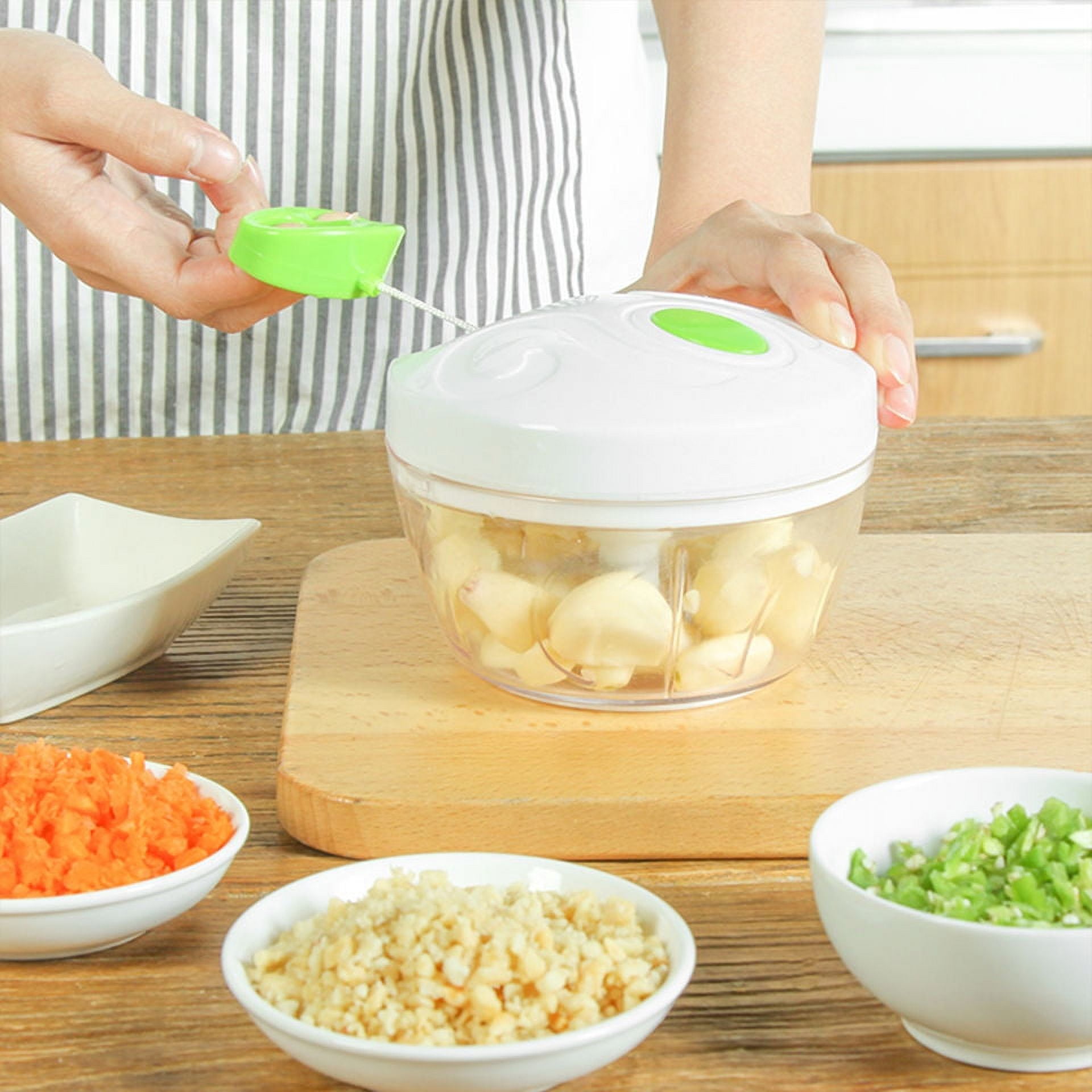 Handy Food Chopper Pull String Vegetable Chopper Onions Chopper