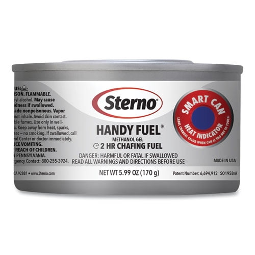 Handy Fuel Methanol Gel Chafing Fuel, 2 Hour Burn, 6.7 oz, 72/Carton | Bundle of 2