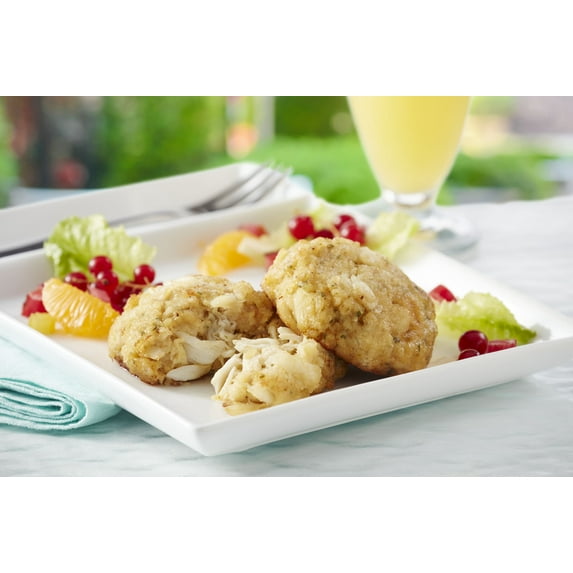 Handy Gluten Free Shrimp Risotto Crab Cake, 3 Ounce -- 24 per case.