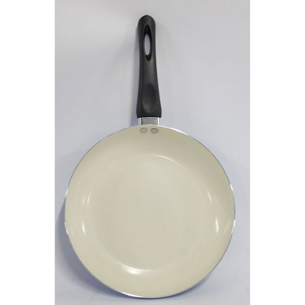 Beautiful 10in Ceramic Non-Stick Fry Pan, White Icing by Drew Barrymore , White Icing