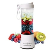 Handy Gourmet RevMix Platinum for Smoothies & Shakes On The Go, 12 oz. White