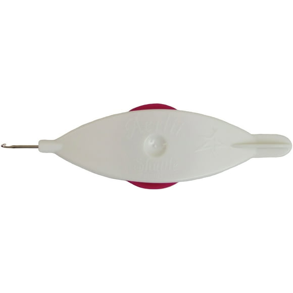 Handy Hands Aerlit Tatting Shuttle W/2 Bobbins-Vanilla Raspberry