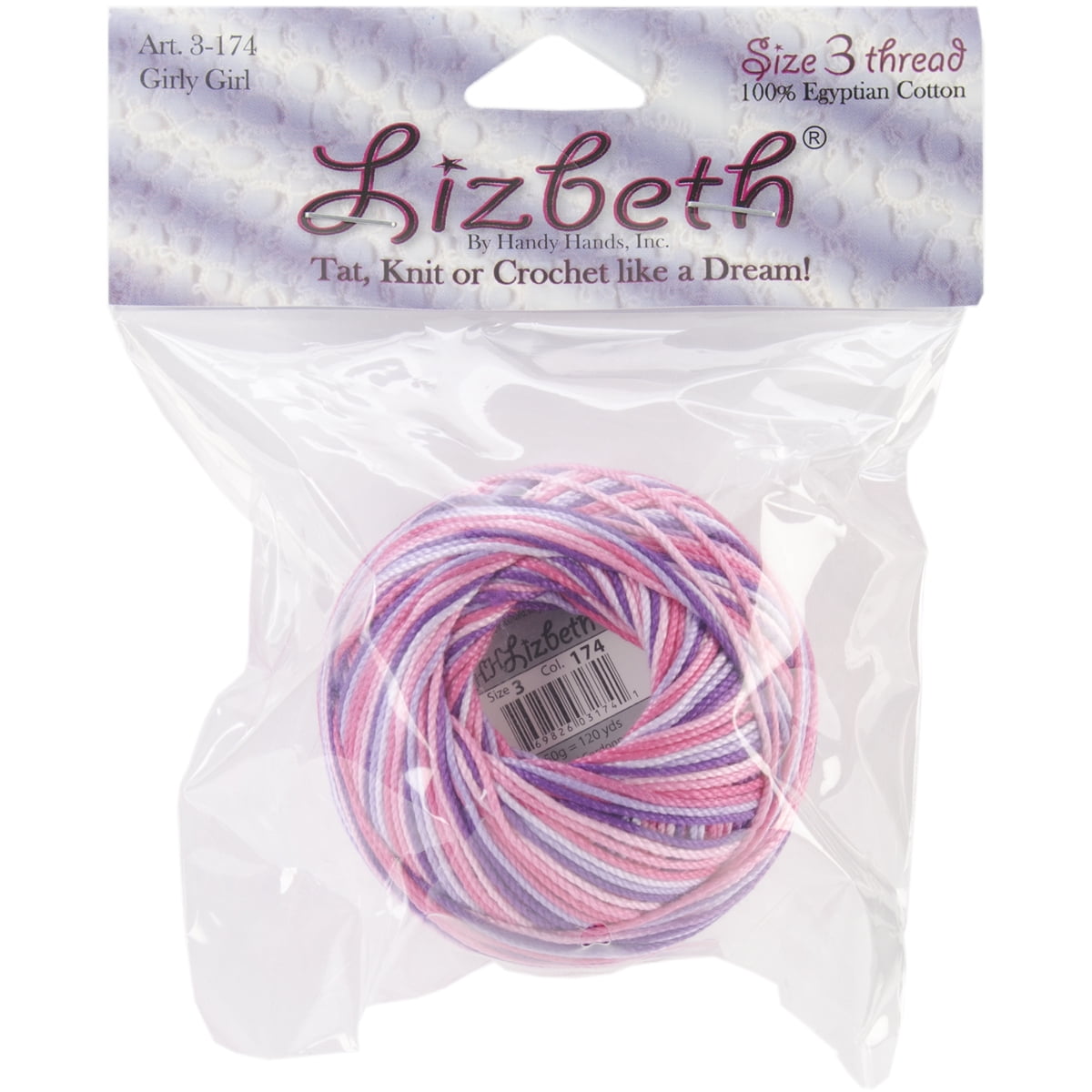 Handy Hands Lizbeth Cotton Size 3Girly Girl