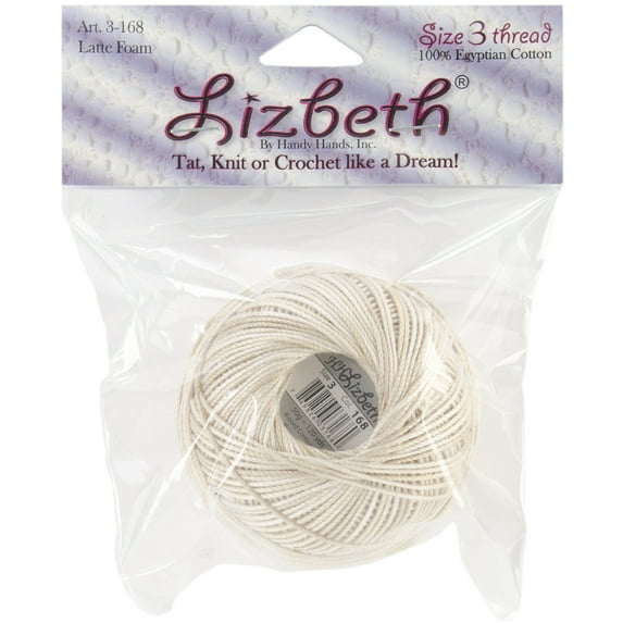 Handy Hands Lizbeth Cordonnet Cotton Size 3-Latte Foam