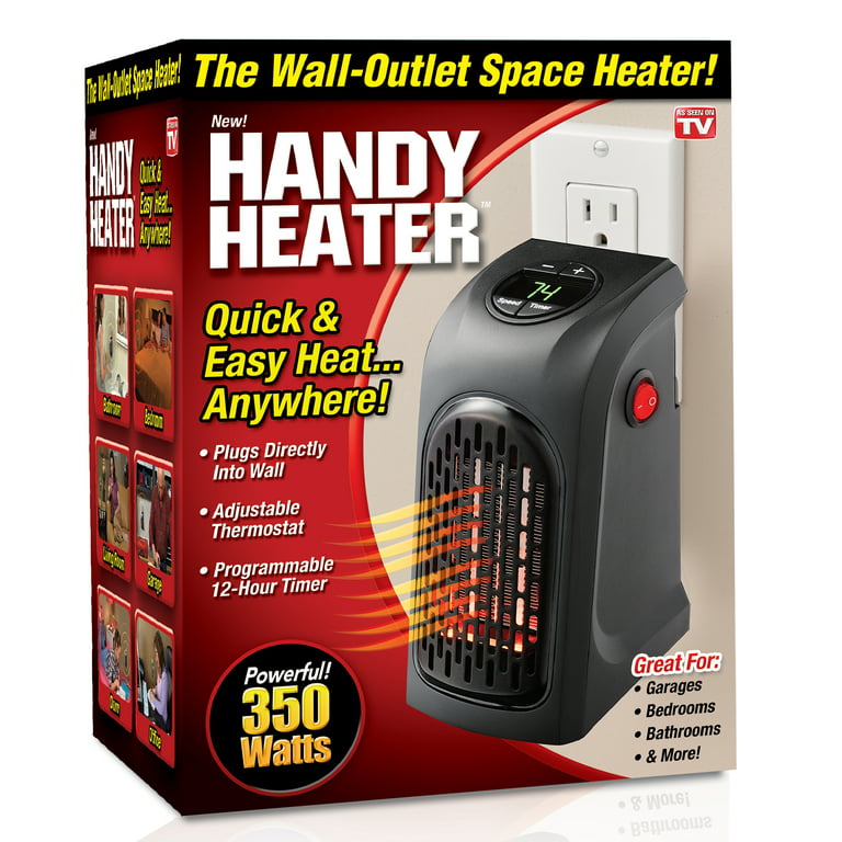 Handy Heater Plug-in Personal Heater Compact Design Quick And Easy Heat