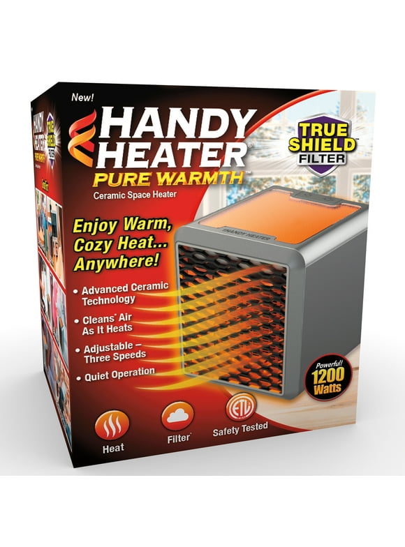 Handy Heater Pure Warmth Powerful Electric Ceramic Space Heater
