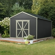 Handy Home Products Rookwood 10 ft x 10 ft Wood Storage Shed (Floor Included)