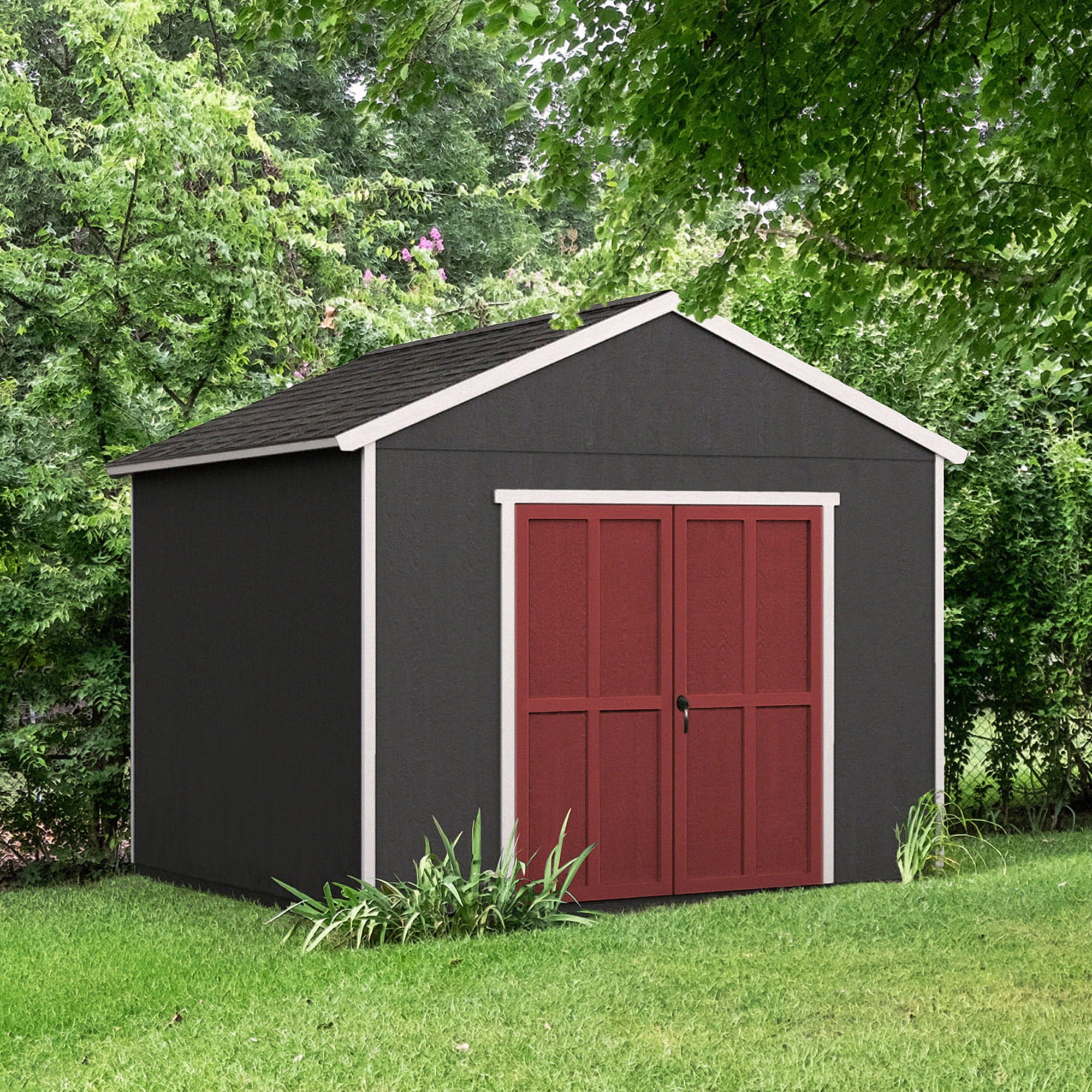 Handy Home Products Rookwood 10 ft. x 14 ft. Wood Storage Shed