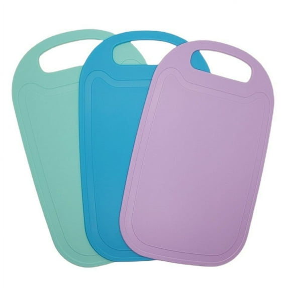 Handy Housewares 10.5" x 6.5" Pastel Color Mini Bar Cutting Board with Handle - All 3 Colors
