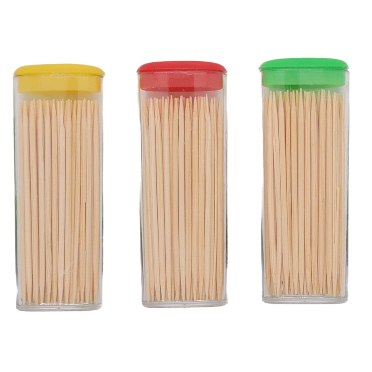 ATEN 3 Pack Portable Wood Toothpick Holder | Mini Toothpick box Pocket |  Needle Box Pocket Case(Ebony/ Rosewood/ Beech)