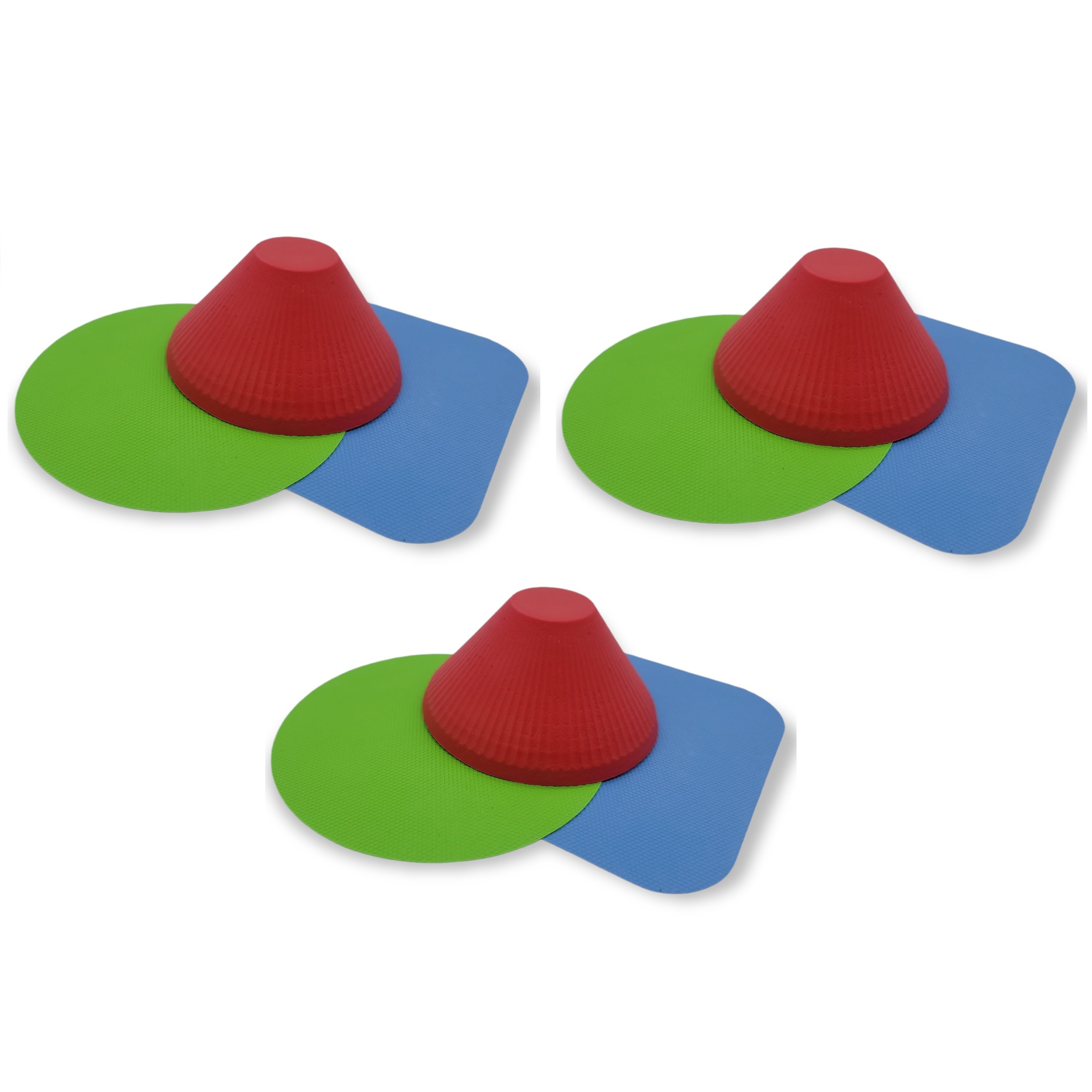 Handy Housewares 3pc Jar Opening Grips Set Includes 3 Different Style