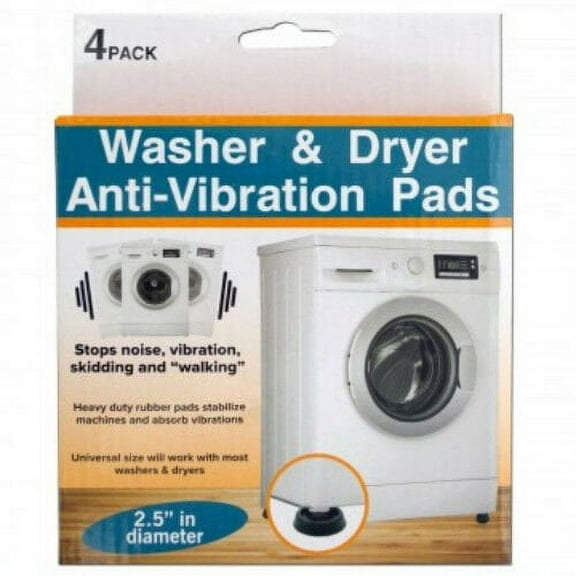 Handy Housewares 4pc Heavy Duty Clothes Washer and Dryer Anti-Vibration and Anti-Walk Feet Pads