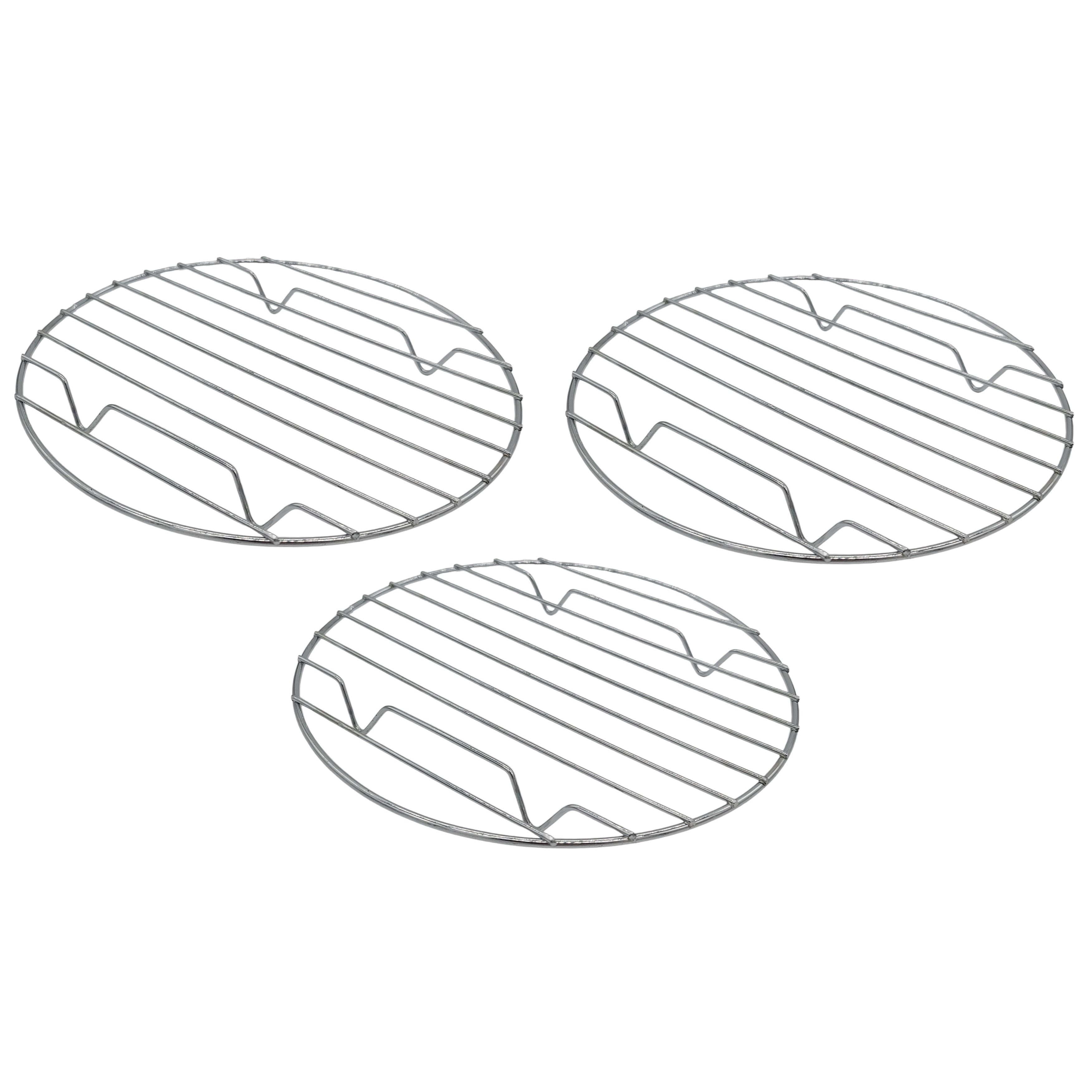 Handy Housewares 8Inch Round Metal Wire Cake Cooling Rack Cools Down