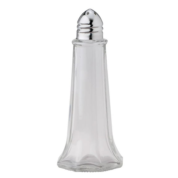 Handy Housewares 3.5 Oz Eiffel Tower Style Glass Salt and Pepper Shaker Set - Classic Diner Design