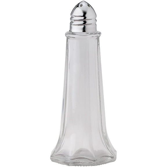Handy Housewares 3.5 Oz Eiffel Tower Style Glass Salt and Pepper Shaker - Classic Diner Design - Single Pack