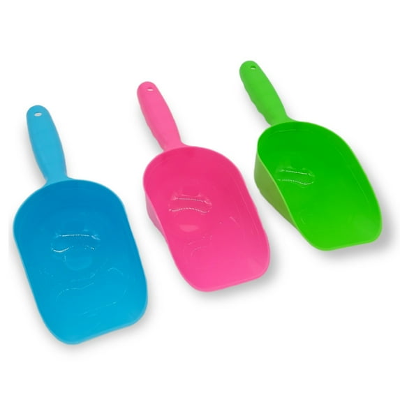 Handy Housewares Colorful BPA-Free Pet Food Scoop - Measures Up To 1 Cup - All 3 Colors