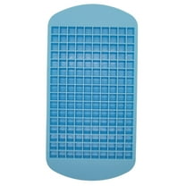 Handy Housewares Flexible Silicone Easy-Release Mini Crushed Ice Cube Tray - Each Makes 160 Small Ice Cubes - Blue