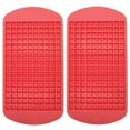 thumbnail image 1 of Handy Housewares Flexible Silicone Easy-Release Mini Crushed Ice Cube Tray - Each Makes 160 Small Ice Cubes - Pink 2 Pack, 1 of 4