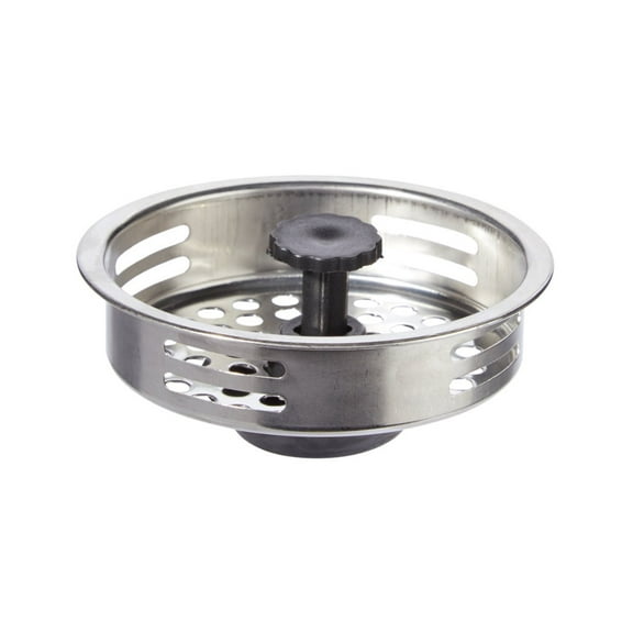 Handy Housewares Metal Kitchen Sink Basket Strainer - Fits Most Drains
