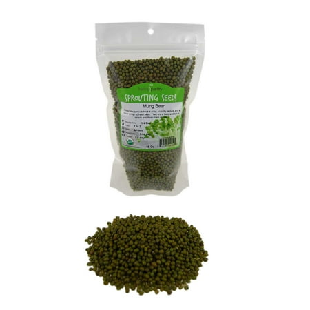 Handy Pantry Mung Bean Organic Sprouting Seeds 16 oz.