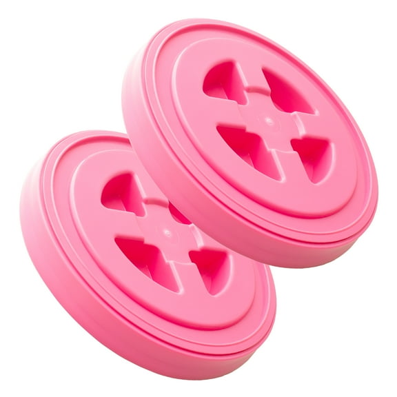 Handy Pantry Pink Plastic Airtight Chicken feed Food Storage Container