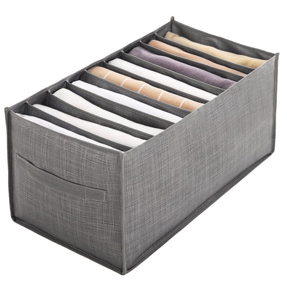 Handy Pants Storage Box Foldable Closet Organizers Separation Boxes for Jeans