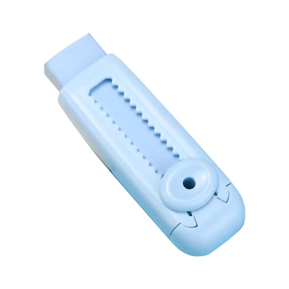 Handy Solid Eraser Durable Long Lasting Classroom Stationery 3.15×0.98×0.79 In Clean No Residue Pencil Eraser For Study & Daily Office Writing Use Blue