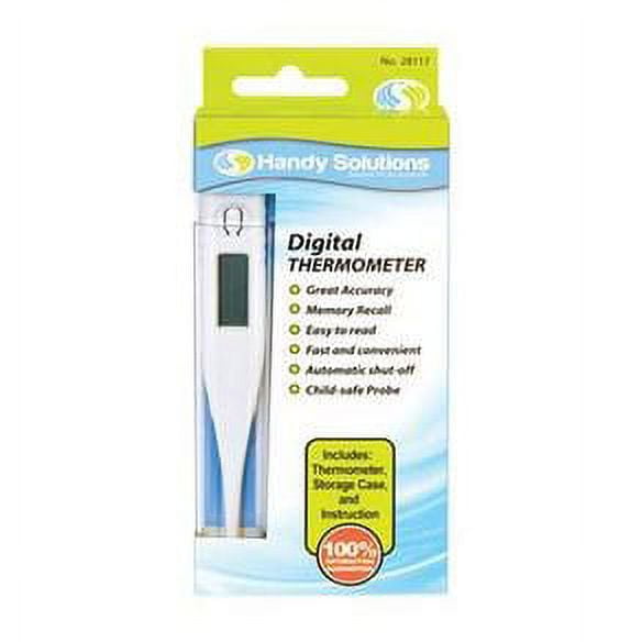 Handy Solutions Digital Thermometer - Quick Read Thermometer (Pack of 4)
