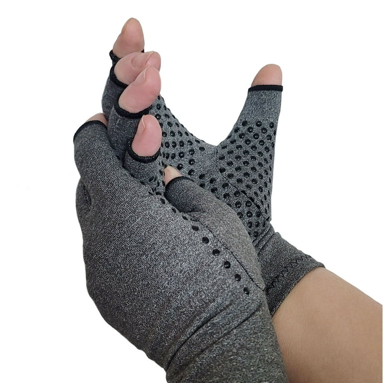 Handy Solutions Fingerless Compression Gloves for Arthritis Size