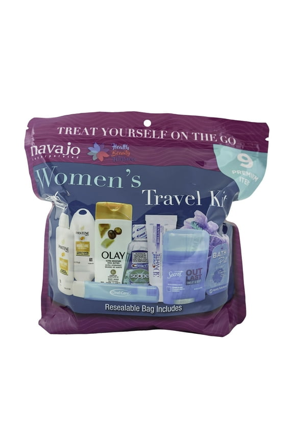 Handy Solutions TSA Approved 9 Piece Women's Travel Kit - 1 Each