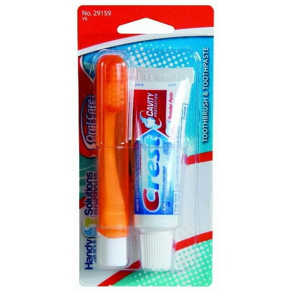 Handy Solutions TSA Approved Travel Set Toothpaste & Toothbrush (pack of 1)