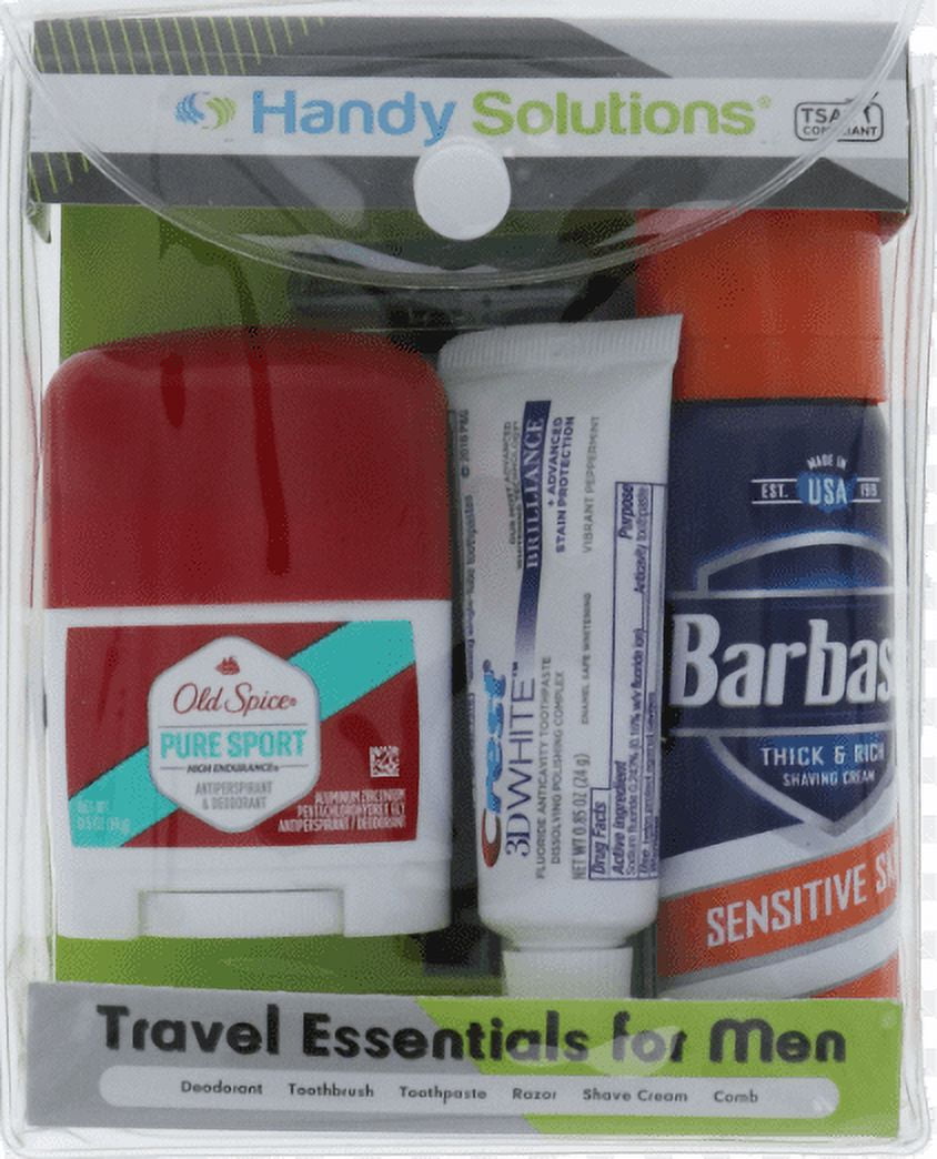 Handy Solutons, Travel Kit - Mens, Count 1 - Travel Supplies / Grab Varieties & Flavors