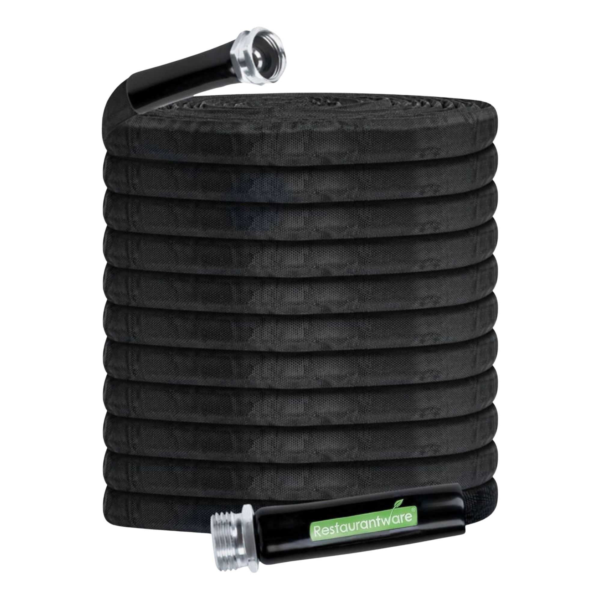 Handy Tek Black Fabric Garden Hose - Lightweight, Kink-Free, Flexible - 100' - 1 count box