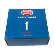 Handy Wacks P-50-X, 5x4-3/4-Inch Hamburger Patty Papers, Disposable Meat Butcher Paper Sheets, 1000-Piece Pack