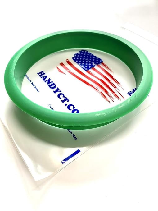 HandyCT Trash Grommet 6" Round, Plastic 1044 (Green)