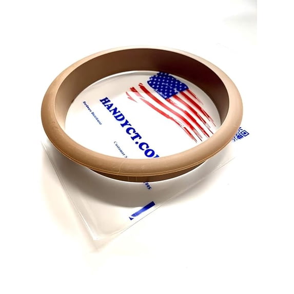 HandyCT Trash Grommet 6" Round, Plastic 1044 (TAN)