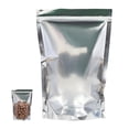 thumbnail image 1 of HandyHome 100Pack Resealable Stand Up Storage Bags, Reclosable Zipper Pouch Thick Mylar Bags, Multi Purpose Self Sealing Stand Up Pouches for Household Storage and Merchandise Packaging, 1 of 4