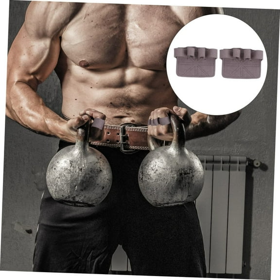 HandyHome Workout Gloves, Workout Gloves for Gym Gym Grips & Grip Pads Padding to Avoid Suits Men & Women, Gym Essentials, Exercise Gloves(Gray)