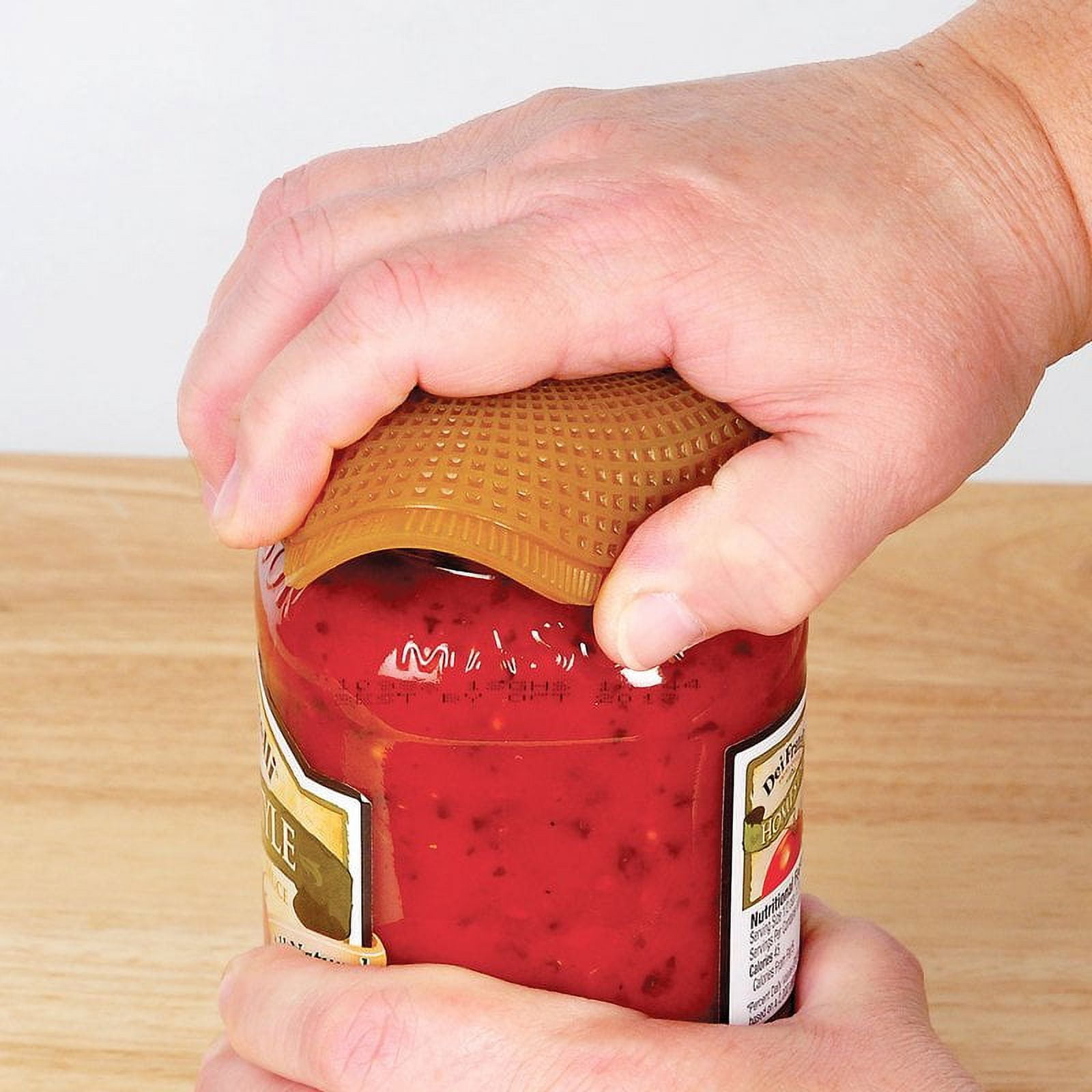 Handyaid Brown Plastic Jar and Bottle Opener